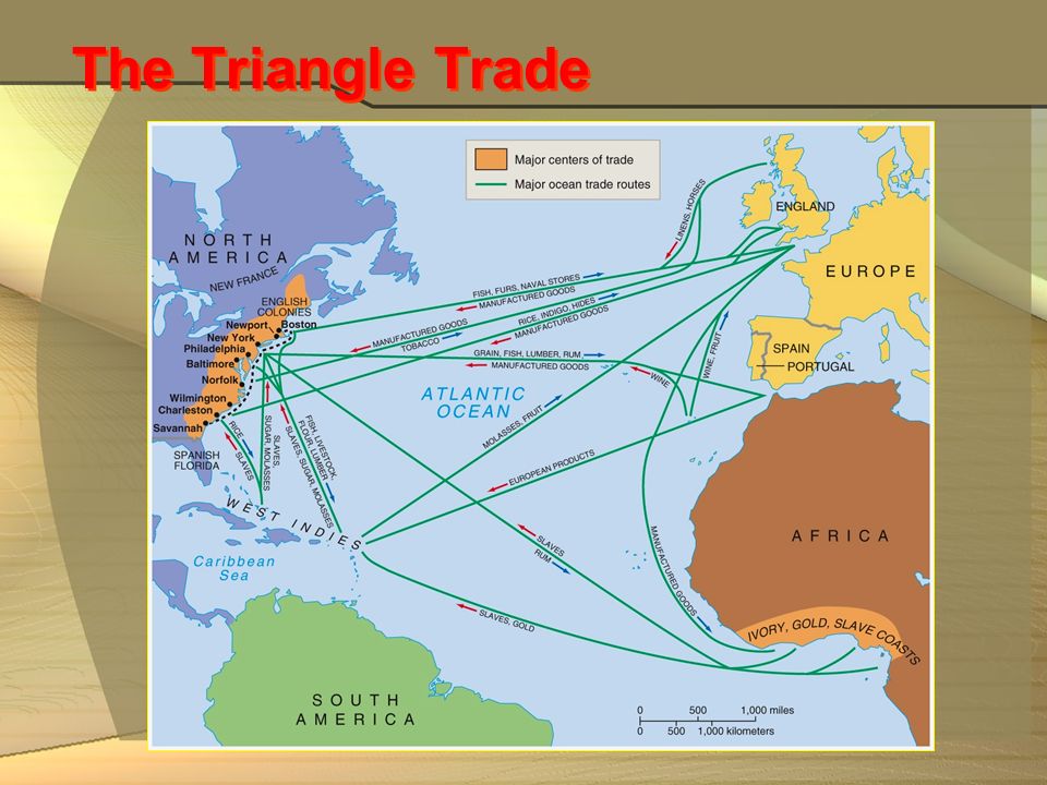 The Triangular Slave Trade and its Effects.